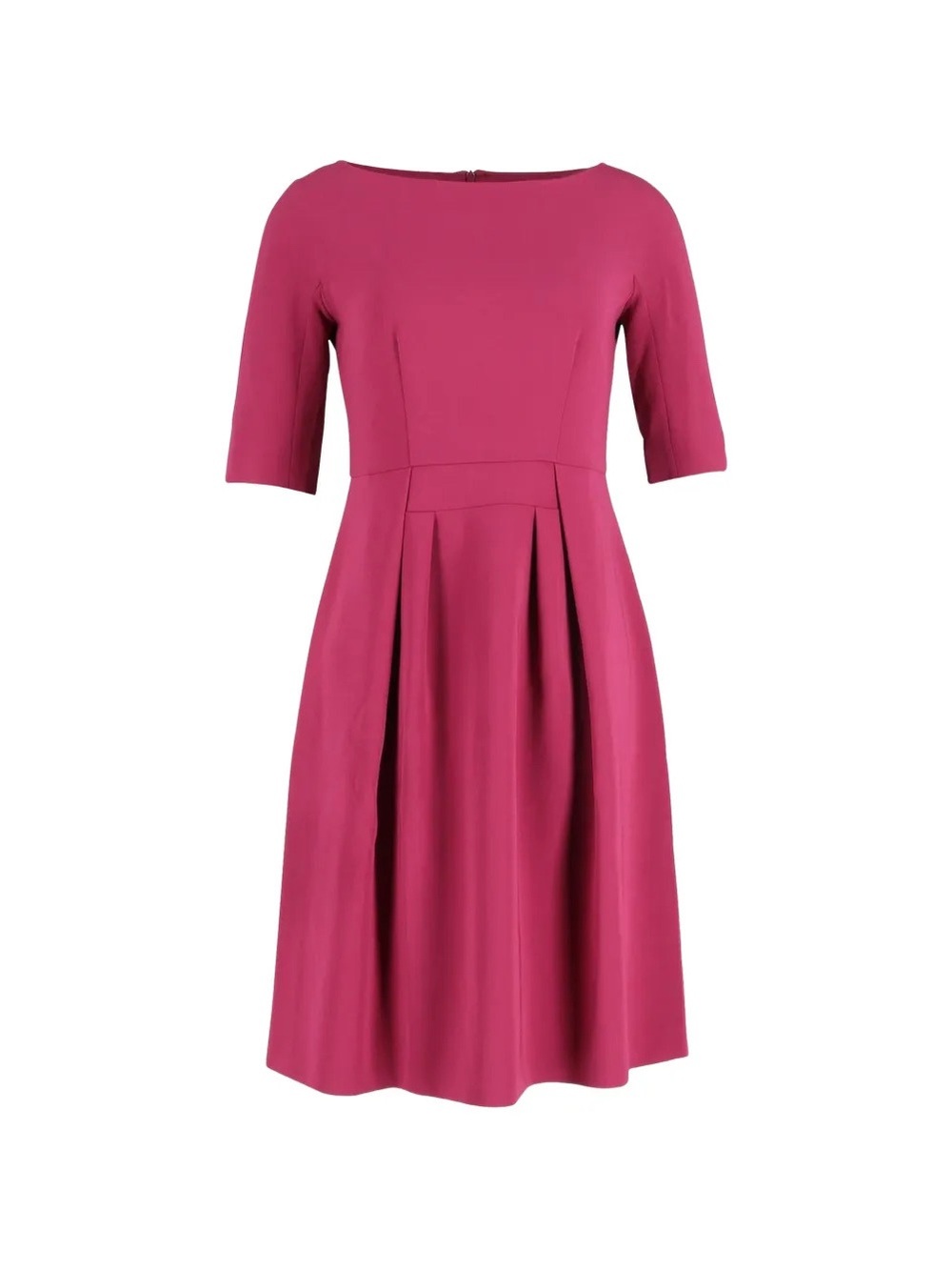 MaxMara Studio Pleated shift dress Fuchsia Sz 8
